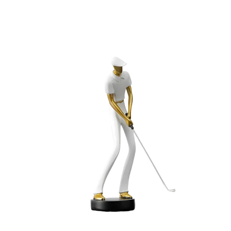 SwingForm - Abstract Golfer Beeldje voor Moderne Decoratie
