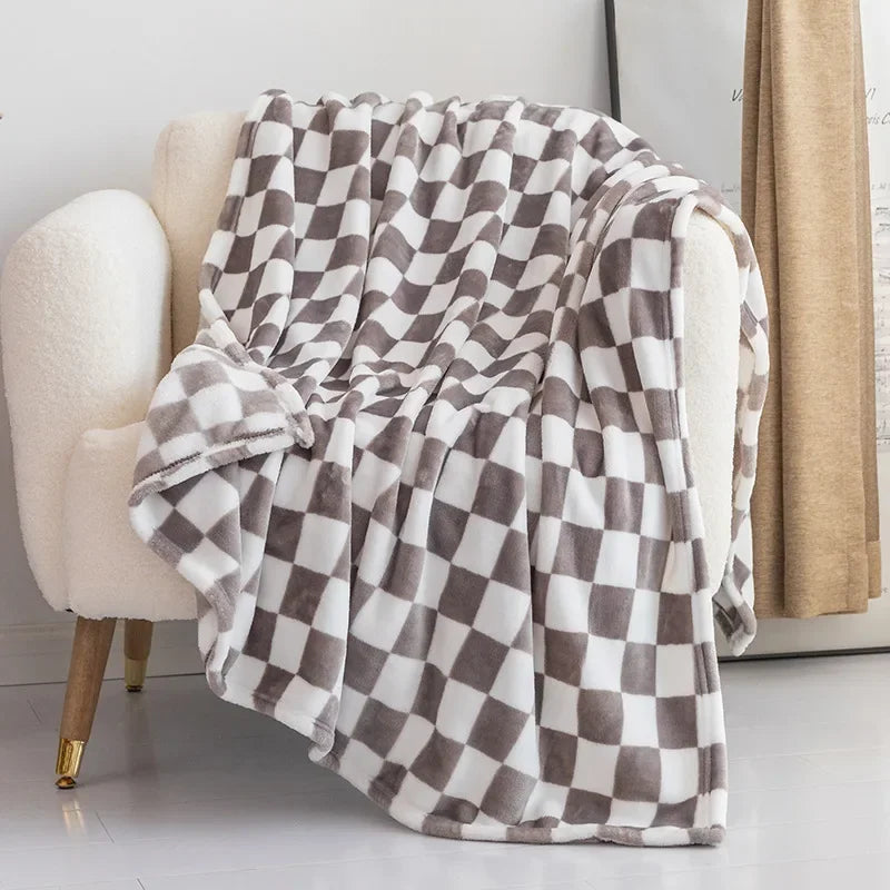 SnuggleWrap - Retro Vloerbedekking Plaid Flanellen Deken