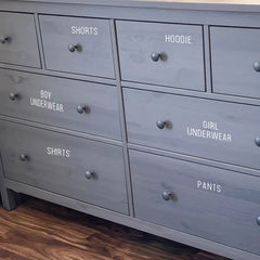 Clarity - Kledingkast Organisatie Label Stickers