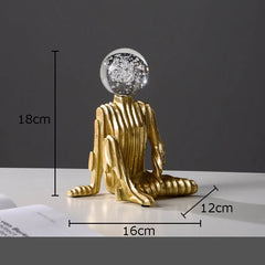 Artspire - Abstracte Karakter Resin Beeld