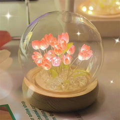 LumiTulip - Handgemaakte DIY Tulpen LED Nachtlamp voor Woondecoratie