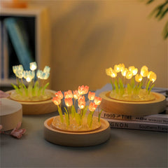 LumiTulip - Handgemaakte DIY Tulpen LED Nachtlamp voor Woondecoratie
