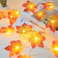 Herfstgloed - Fall Garland Lichten voor Gezellige Decoratie