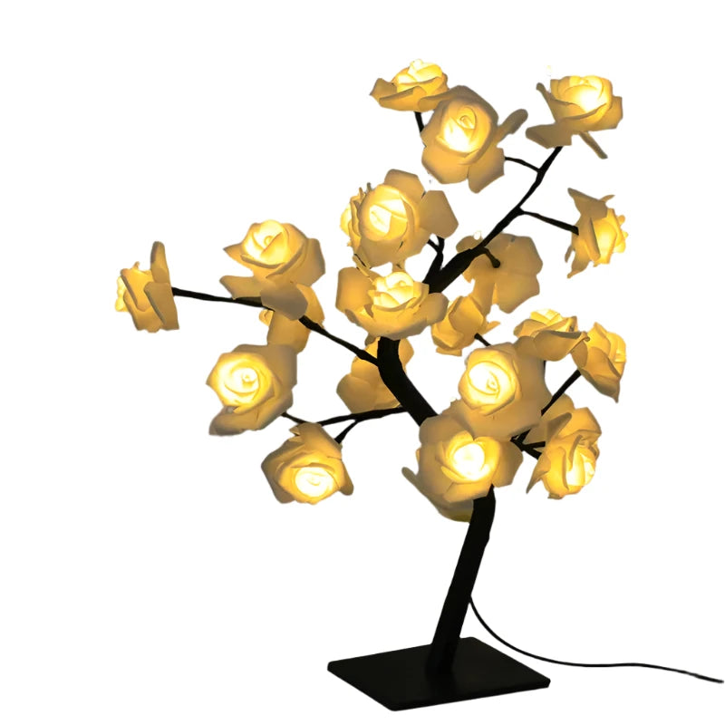 BloomLite - LED Rozenboom Sfeerlamp voor Romantische Decoratie