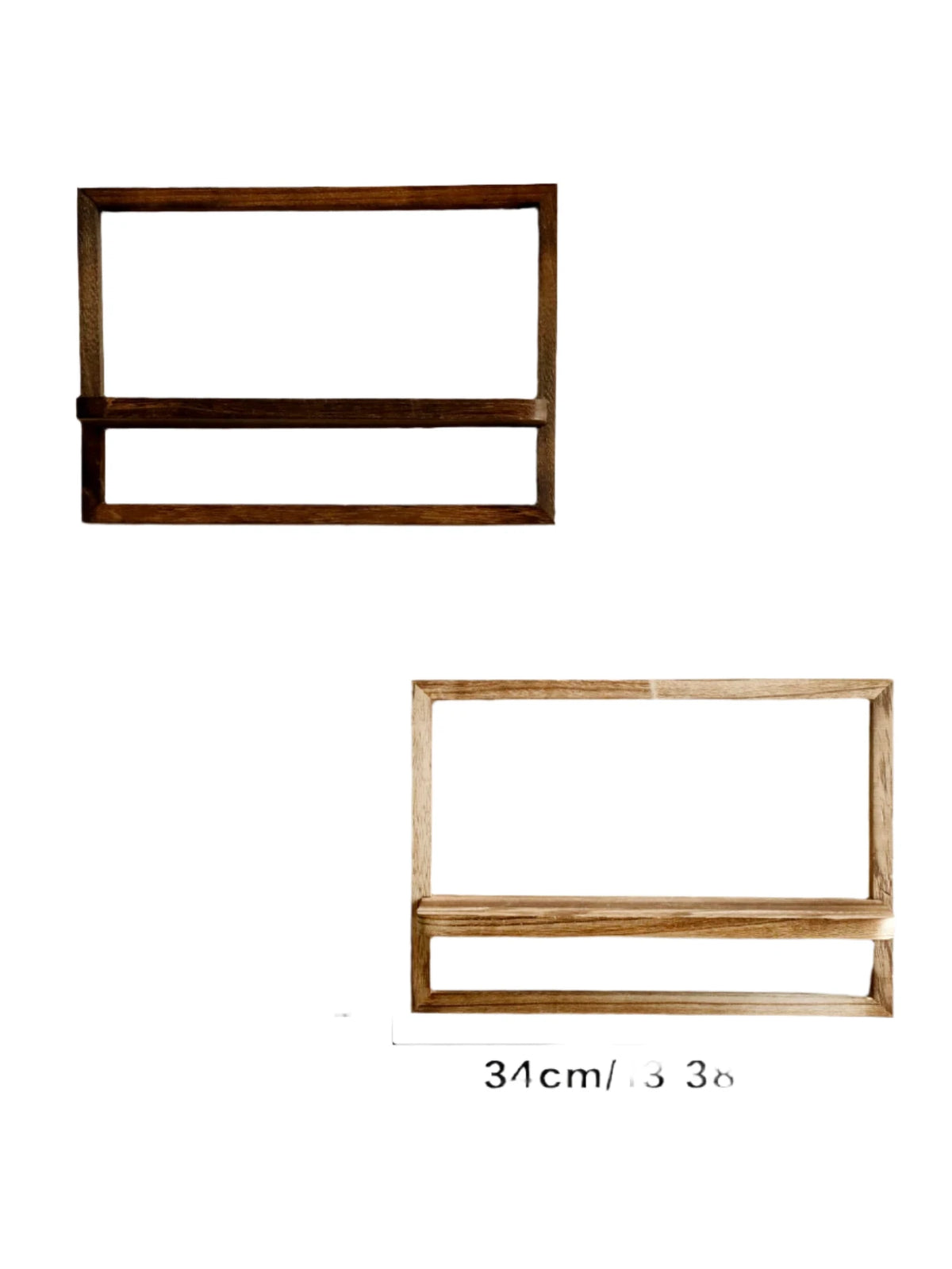 WoodenAura - Zwevende Rustieke Plank voor Wanddisplay