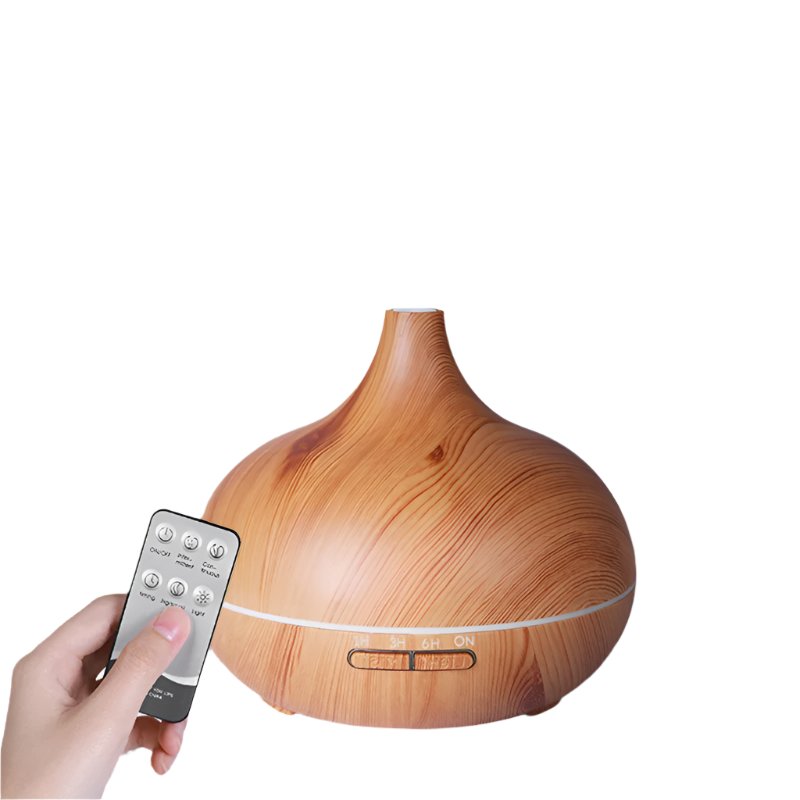 Mistura – 500ml Aroma Diffuser met Houtlook en Sfeerverlichting