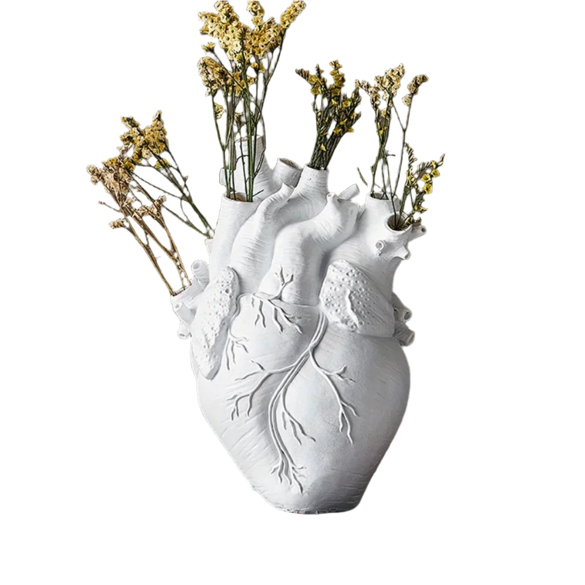 Loveform - Hartvormige Resin Vaas, Persoonlijke Touch voor Je Interieur