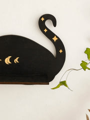 MystiCat - Drijvende Houten Kattenplank voor Wiche- & Gothic Decor