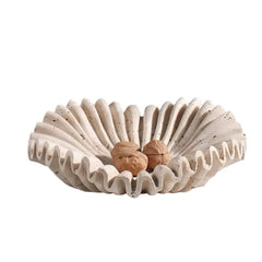 SereniSchaal - Grote Wabi-Sabi Marmeren Decoratieschaal
