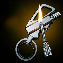 FlareKey – Multifunctionele Sleutelhanger-Aansteker voor Outdoor & Everyday Use