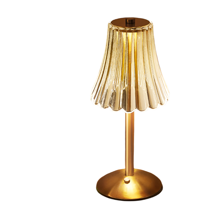 Éclat de Lumière - Gouden Kristallen Tafellamp