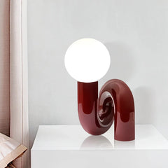 LumiGlow - Resin en Glas Bureaulamp