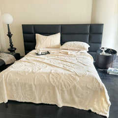 LuxeFlair - Vlinder Jacquard Gooi Deken