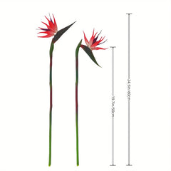 Paradijsbloem - Kunstmatige Strelitzia Vogel van het Paradijs Bloemen (Set van 3)