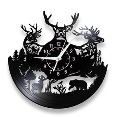 RetroVinyl - Vintage Wanduhr van LP met LED-verlichting