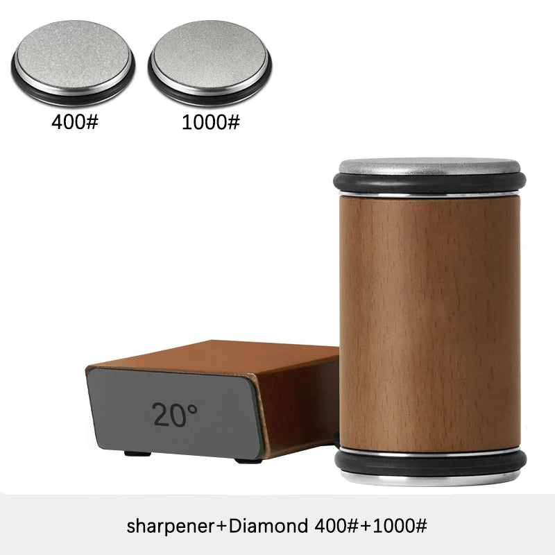 EdgeRoll – Professionele Rolling Knife Sharpener Set met Wetstones