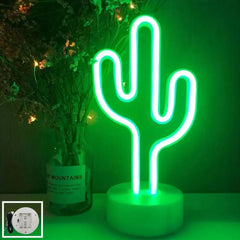 Cactus Glow - Groene LED Neonlamp