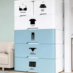 Clarity - Kast Label Stickers voor Kleding & Accessoires