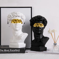 Veroza - David Hoofd Resin Standbeeld