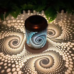 LumiGlow - Zonne-energie Lantaarn met Blauw Licht