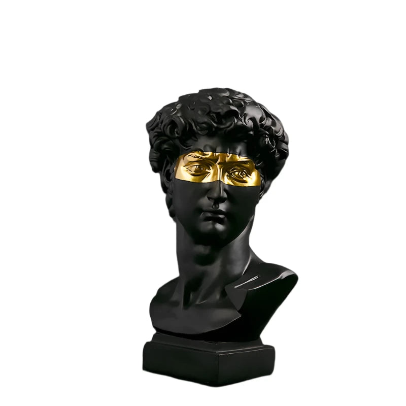 Veroza - David Hoofd Resin Standbeeld