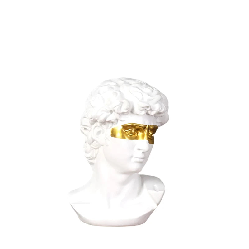 Veroza - David Hoofd Resin Standbeeld