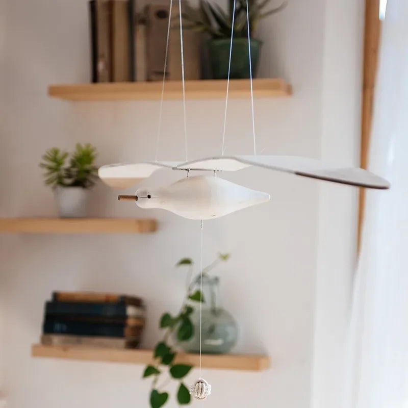 DriftBird - Houten Decoratieve Meeuw