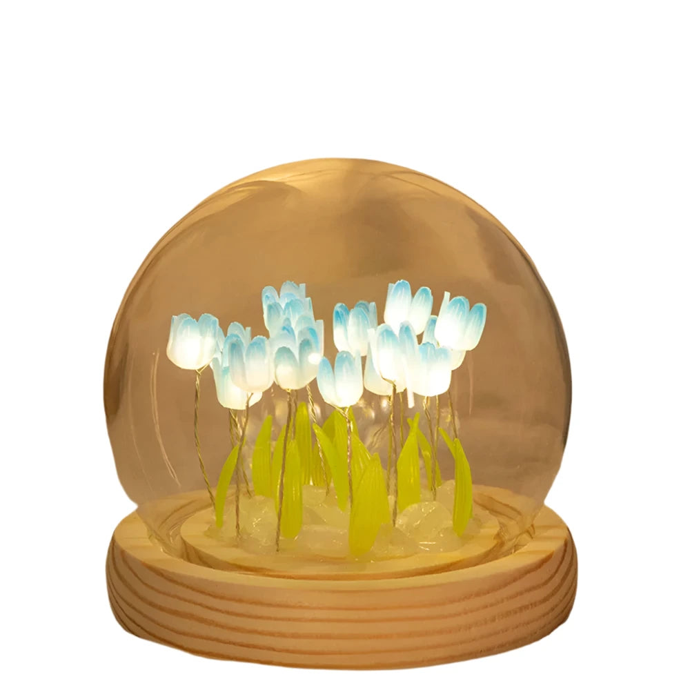 LumiTulip - Handgemaakte DIY Tulpen LED Nachtlamp voor Woondecoratie