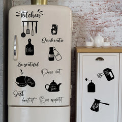 StickerArt - Creatieve Muurstickers voor Voedsel en Tafelgerei in de Keuken