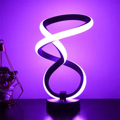 Luminara - Moderne Spiralen Tafellamp met Touchbediening