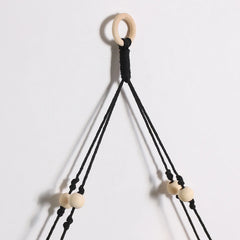 Waya - Macramé Houten Plank met Kaarthouder