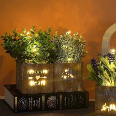 GlowPlants - Set van Unieke Kunstplanten met LED Verlichting