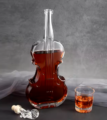 Violetta - Elegante Vioolvormige Whisky Fles