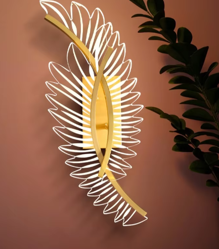Lustre - Antiek Messing LED Wandlamp