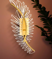 Lustre - Antiek Messing LED Wandlamp