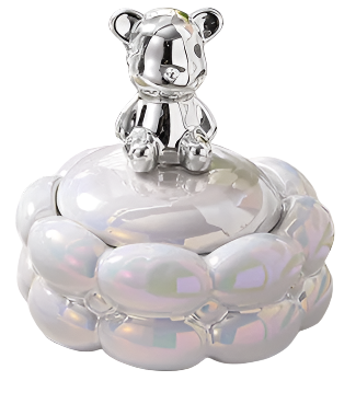 CottonBear - Chique Deksel Asbak voor Huishouddecoratie