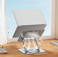 FlexiStand- 360° Draaibare Aluminium Laptop Houder