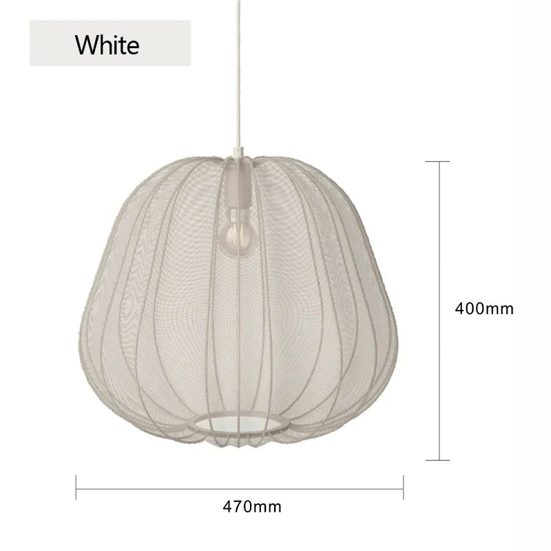 Luméveil – Stoffen Design Hanglamp in Beeldende Vorm