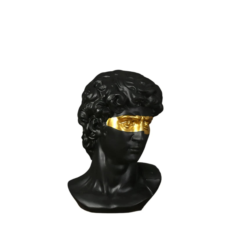 Veroza - David Hoofd Resin Standbeeld