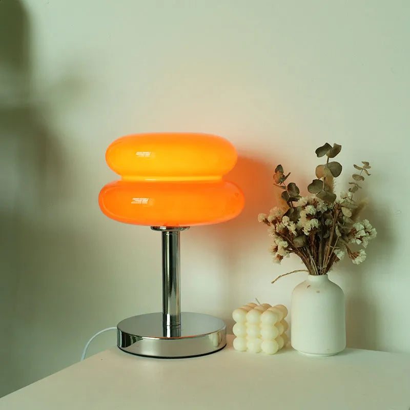 Lumière - Elegant Macaron Glazen Nachtkastje