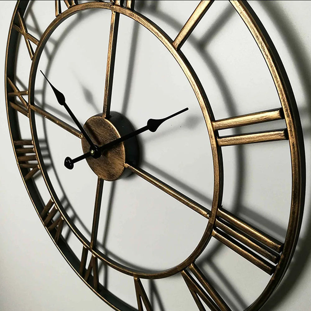 TimeSphere - Grote 3D Romeinse Wandklok