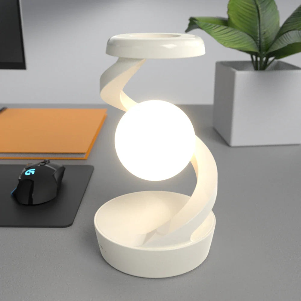LumoCharge - Zwevende Draadloze Oplaadlamp