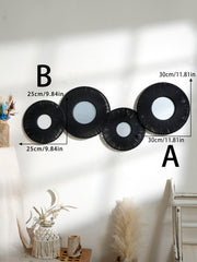 BohoCharm - Ronde Wandspiegel voor een Uniek Interieur