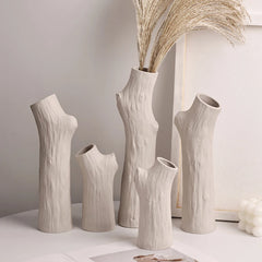 CeramiCraft - Luxe Keramische Vaas met Kartonnen Standaard