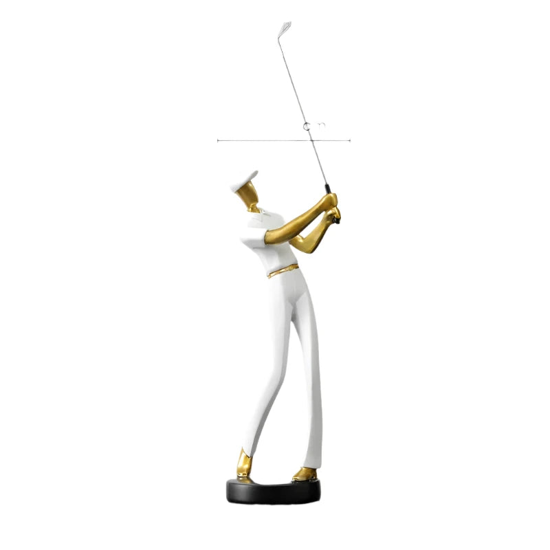 SwingForm - Abstract Golfer Beeldje voor Moderne Decoratie