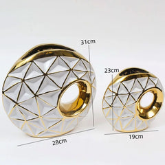 LuxeVaas - Elegante Keramische Decoratieve Vaasje