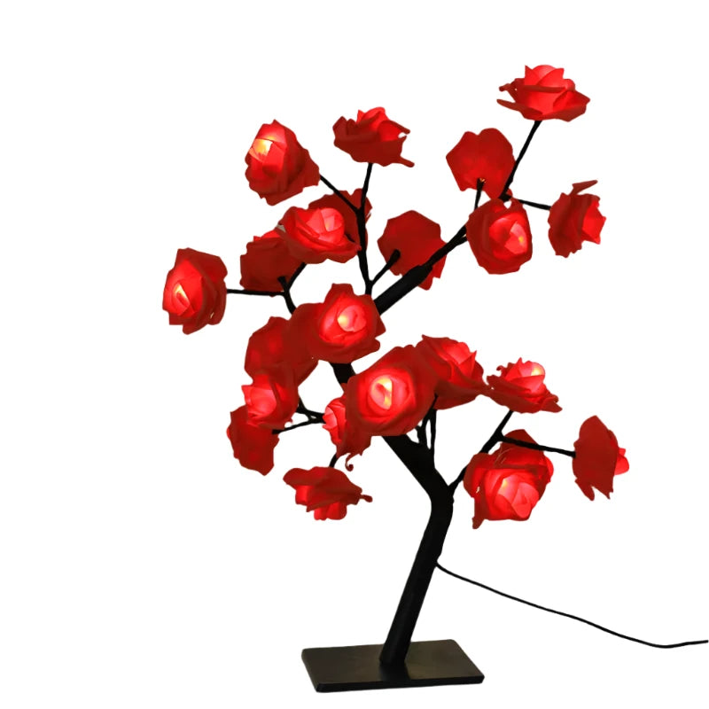 BloomLite - LED Rozenboom Sfeerlamp voor Romantische Decoratie