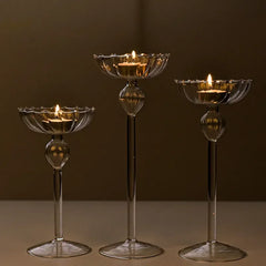 Glimmer Glow - Moderne Tealight Kaarsenhouders