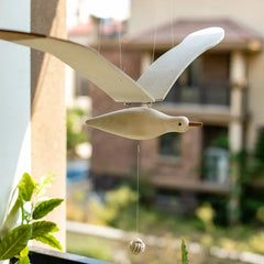 DriftBird - Houten Decoratieve Meeuw