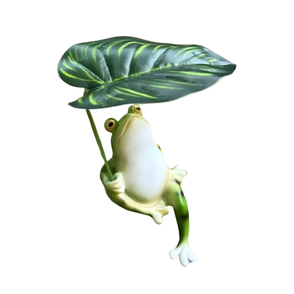 Frog Haven - Gesimuleerde Kikker Tuindecoratie